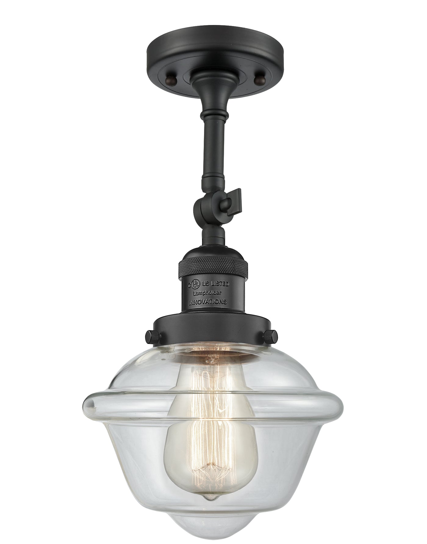 Franklin Semi-Flush Mount Brushed Nickel