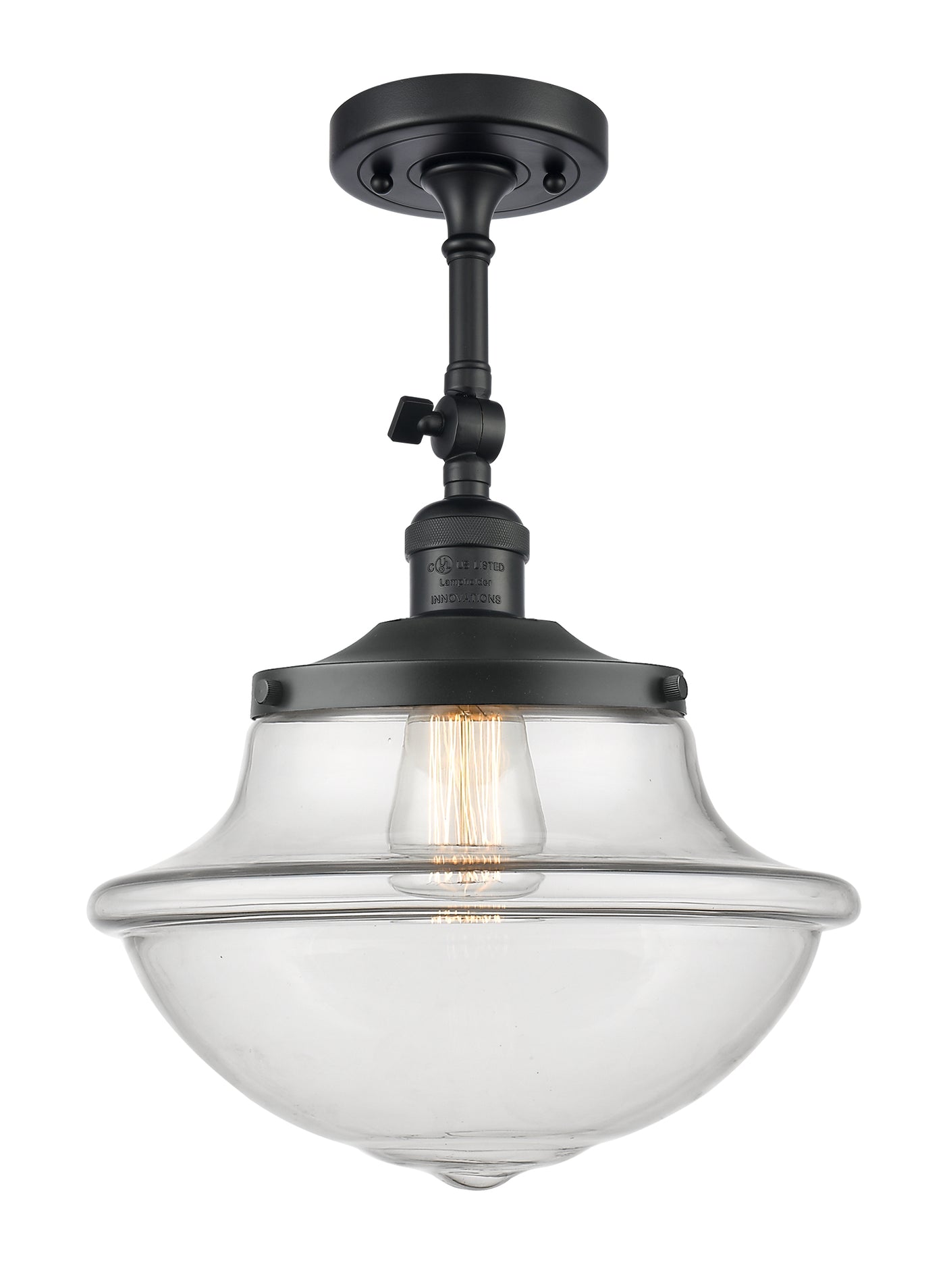 Franklin Semi-Flush Mount Brushed Nickel