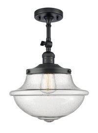 Franklin Semi-Flush Mount Satin Nickel