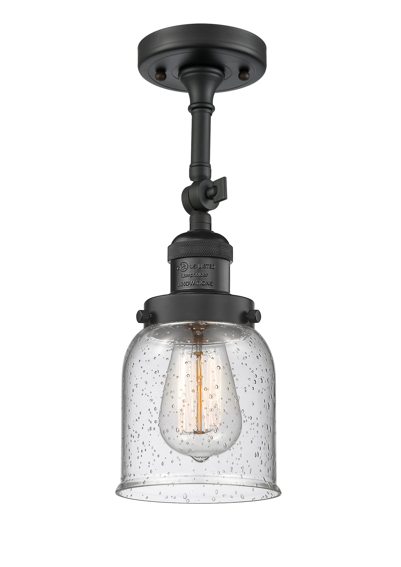 Franklin Semi-Flush Mount Satin Nickel