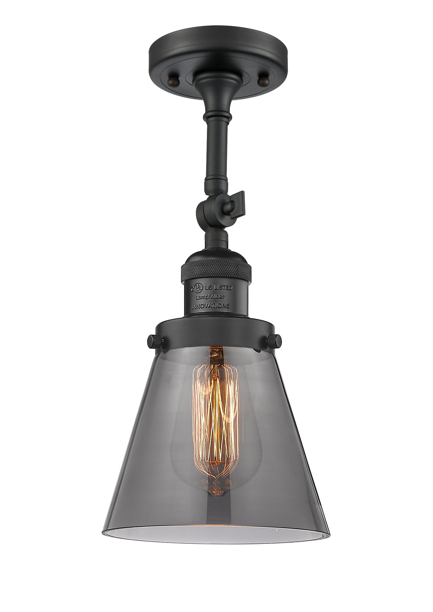 Franklin Semi-Flush Mount Seedy Glass Satin