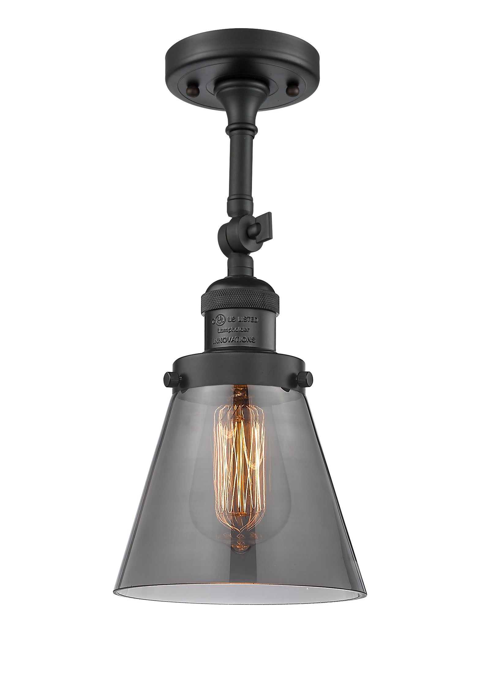 Franklin Semi-Flush Mount Seedy Glass Satin