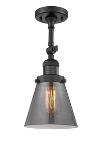 Franklin Semi-Flush Mount Seedy Glass Satin