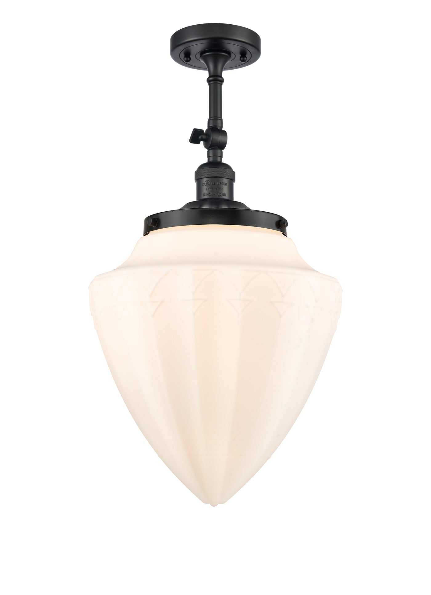 Franklin Semi-Flush Mount Brushed Nickel