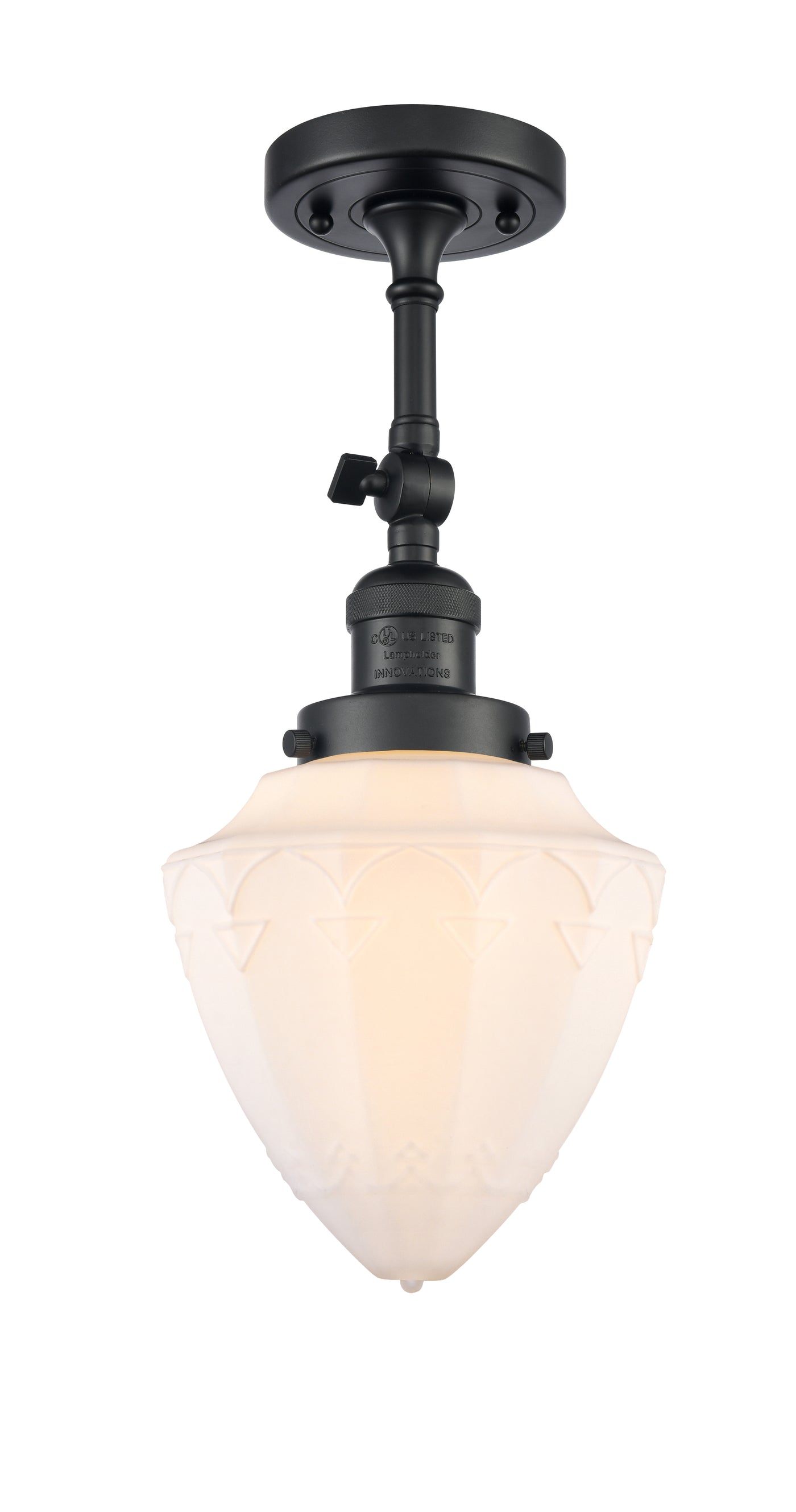 Franklin Semi-Flush Mount Brushed Satin Nickel