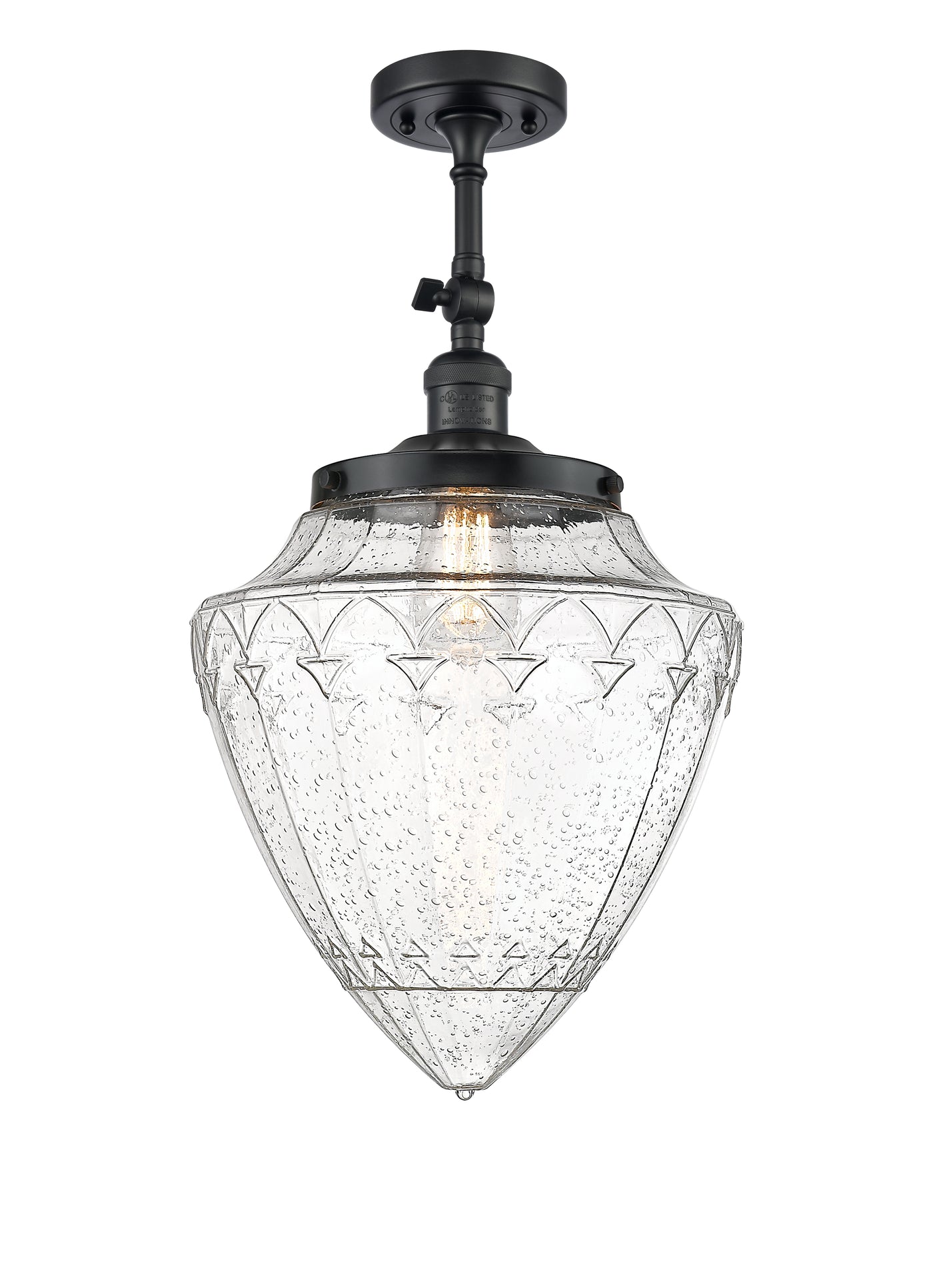 Franklin Semi-Flush Mount Brushed Nickel