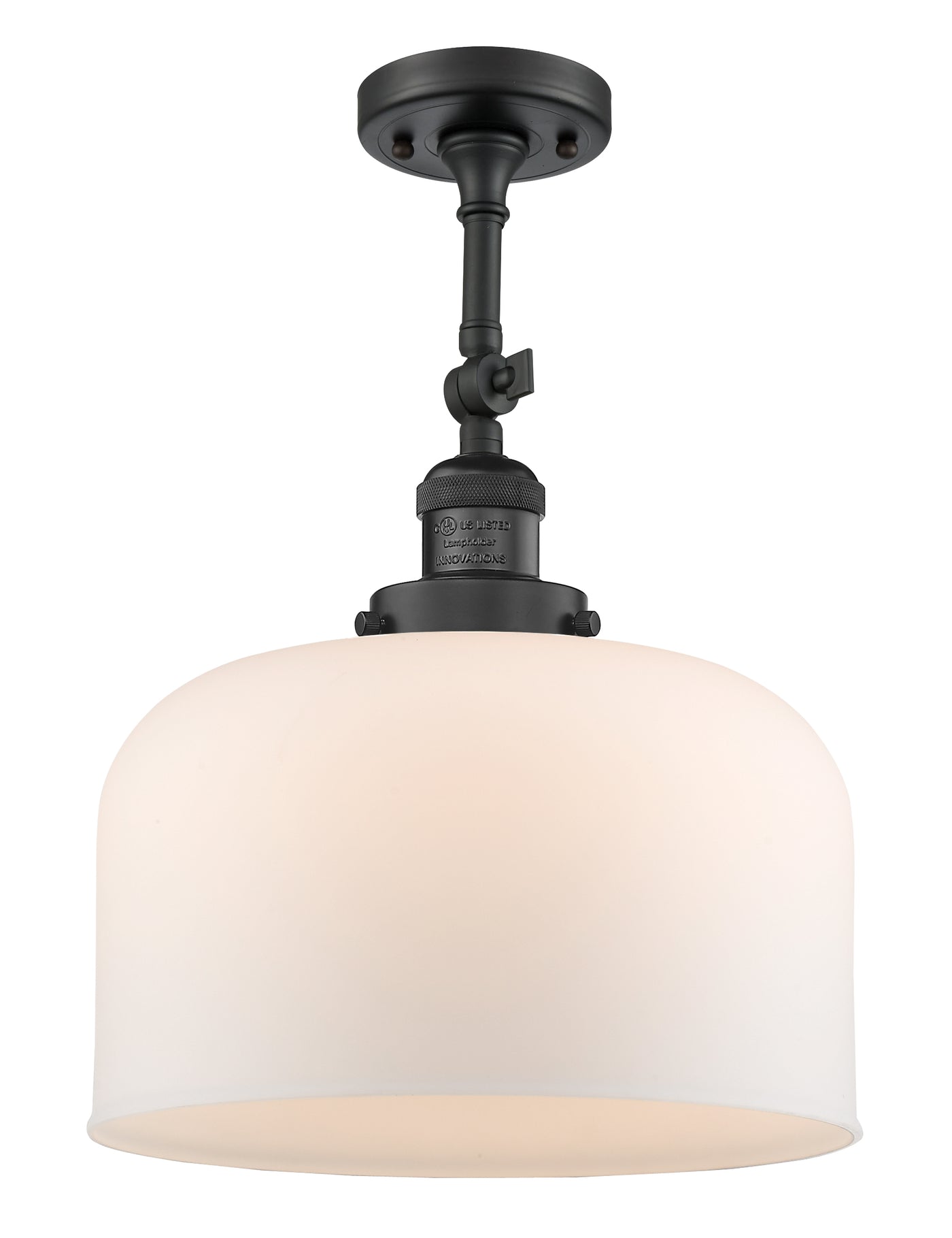 Franklin Semi-Flush Mount Brushed Nickel