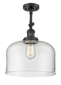 Franklin Semi-Flush Mount Brushed Nickel