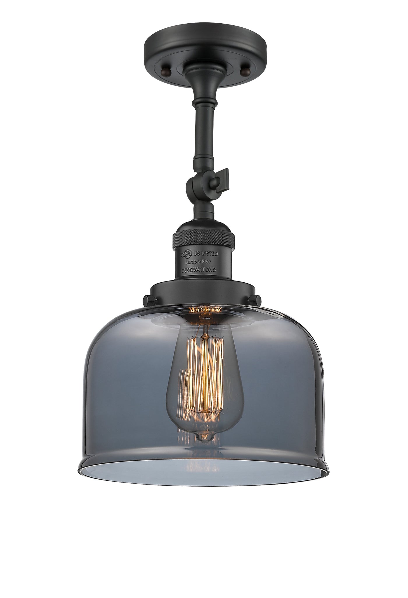 Franklin Semi-Flush Mount Brushed Satin Nickel