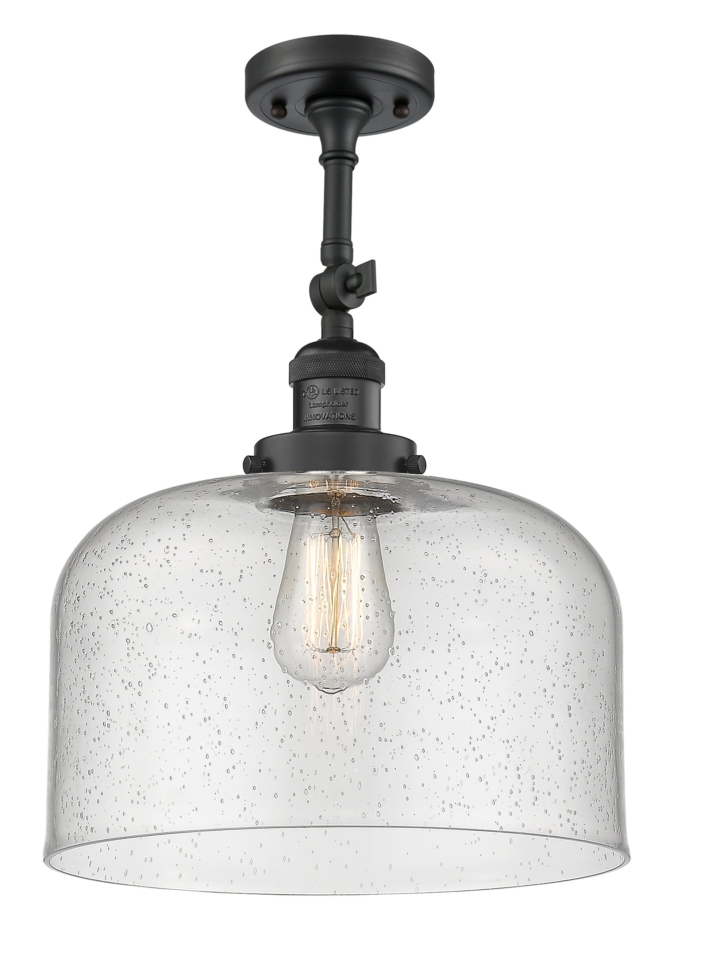 Franklin Semi-Flush Mount Brushed Nickel