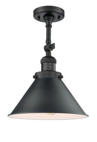 Franklin Semi-Flush Mount Brushed Satin Nickel