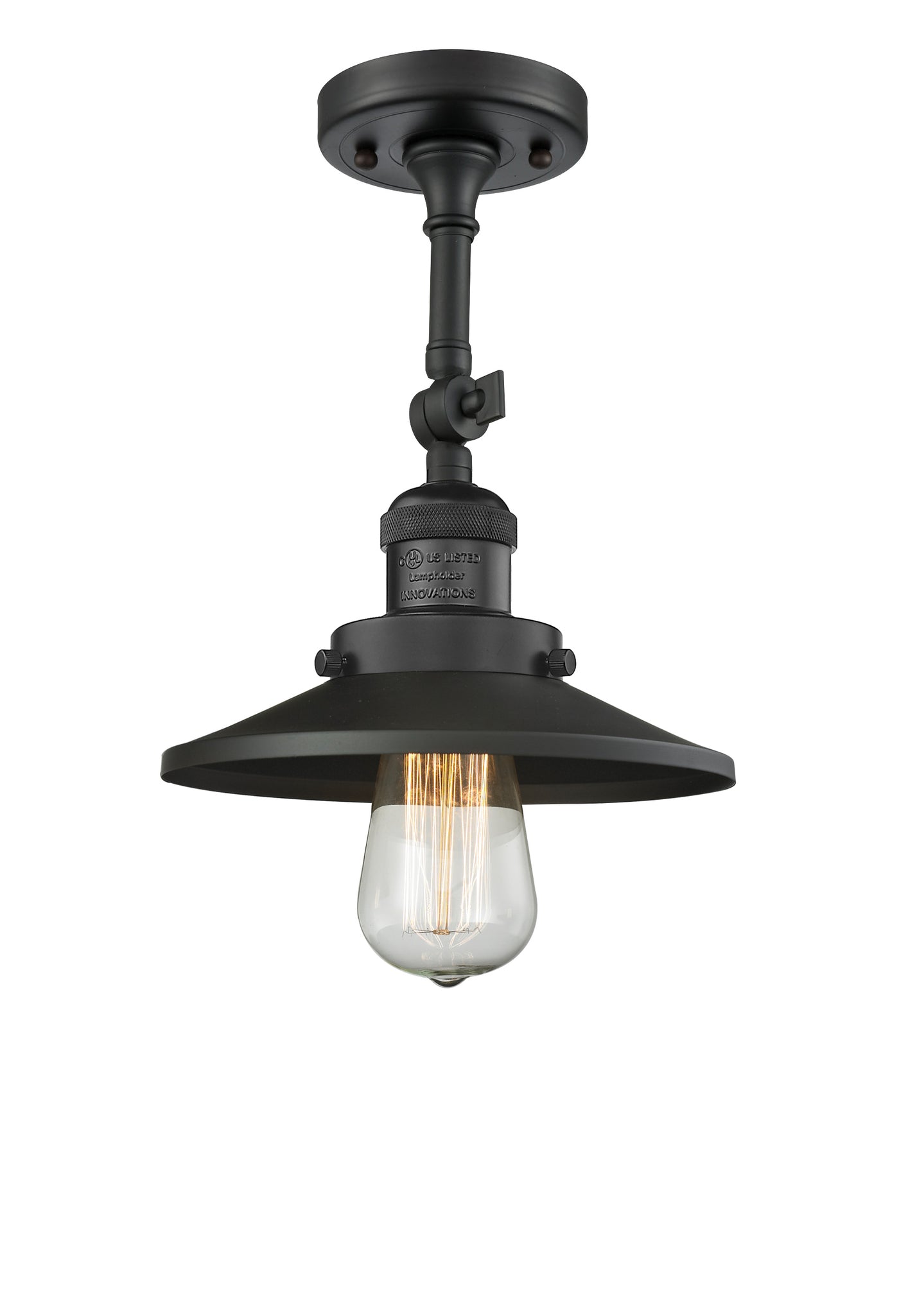 Franklin Semi-Flush Mount Brushed Nickel