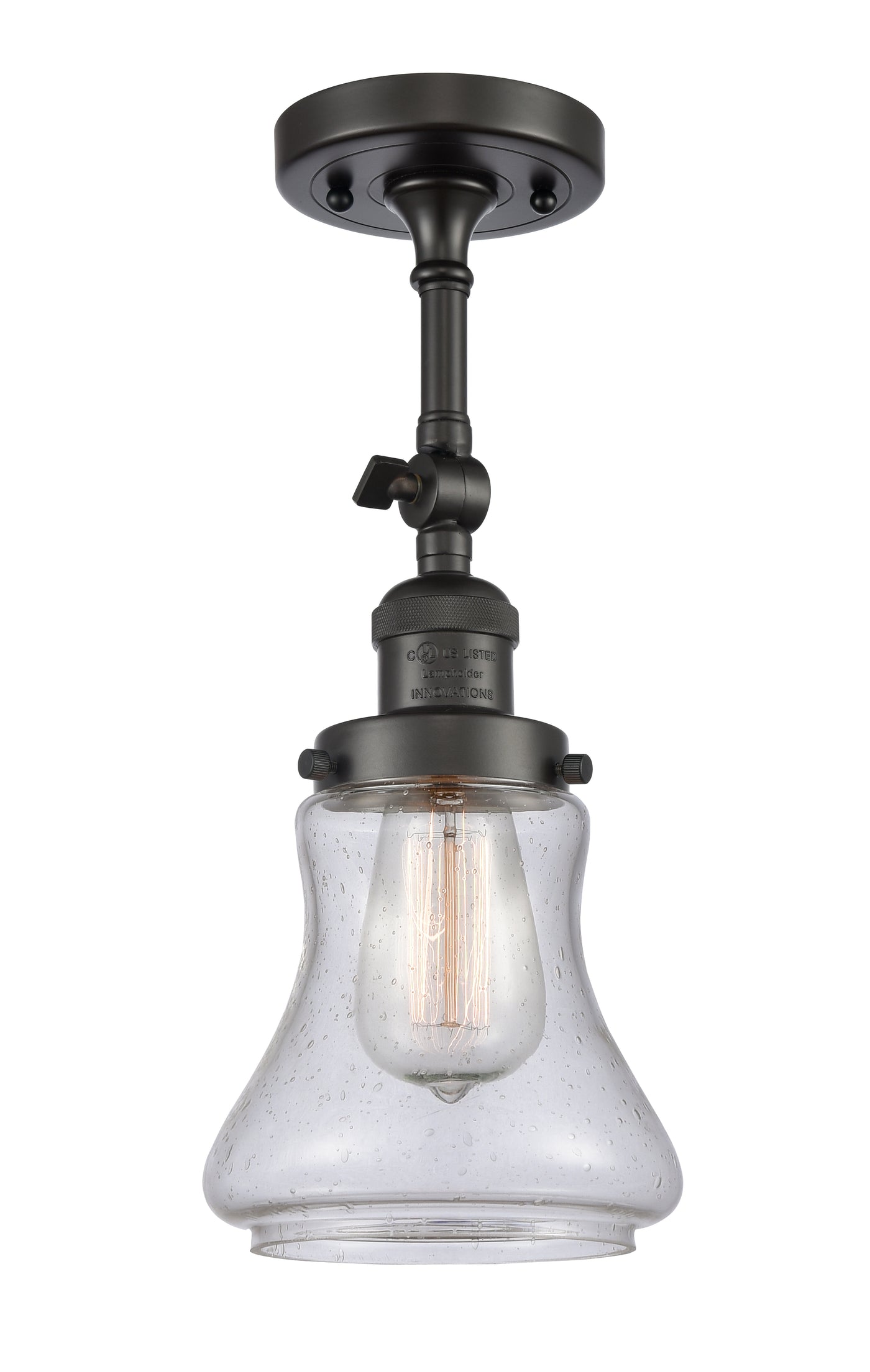 Franklin Semi-Flush Mount Brushed Nickel
