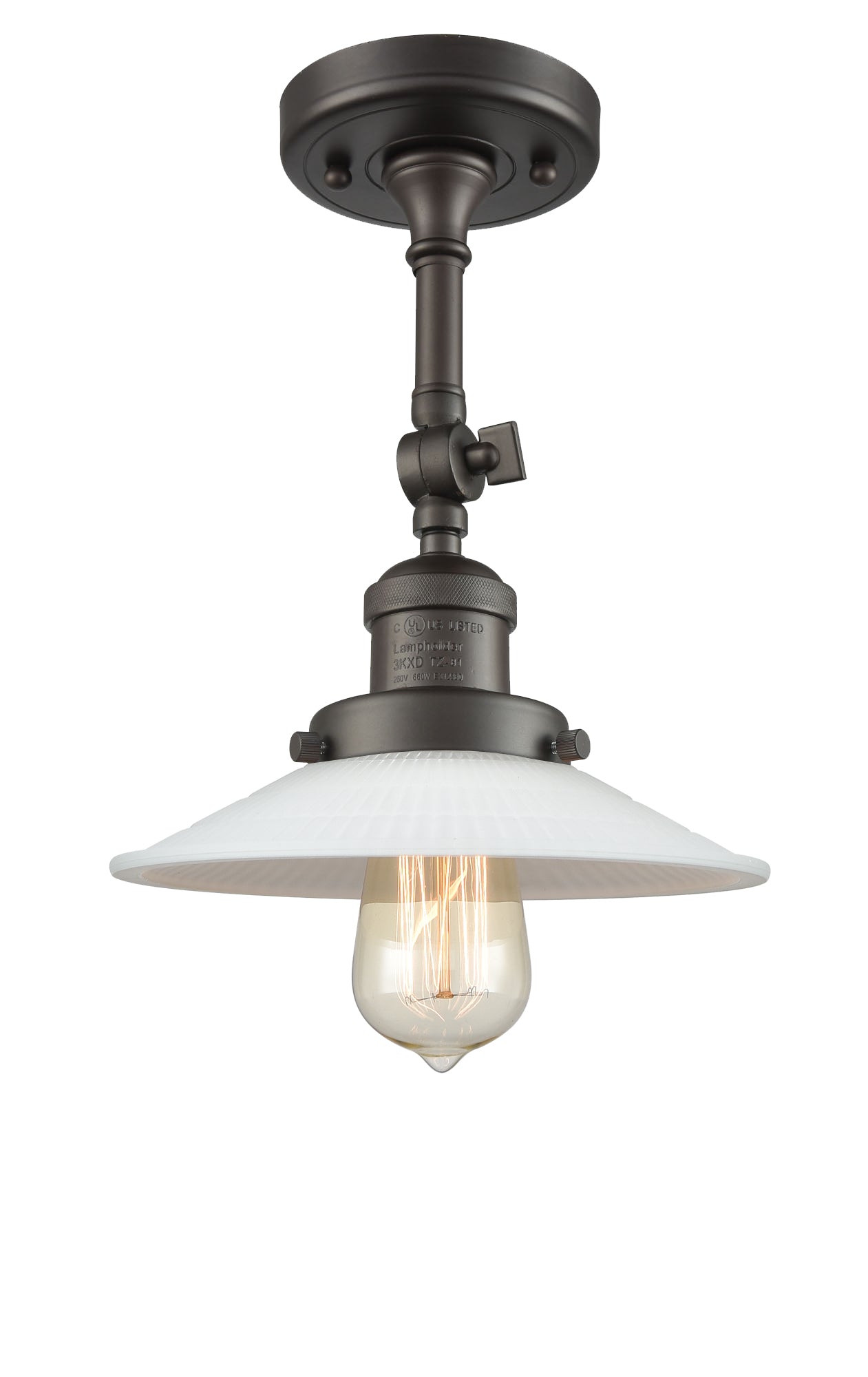 Franklin Restoration Semi-Flush Mount Brushed Nickel