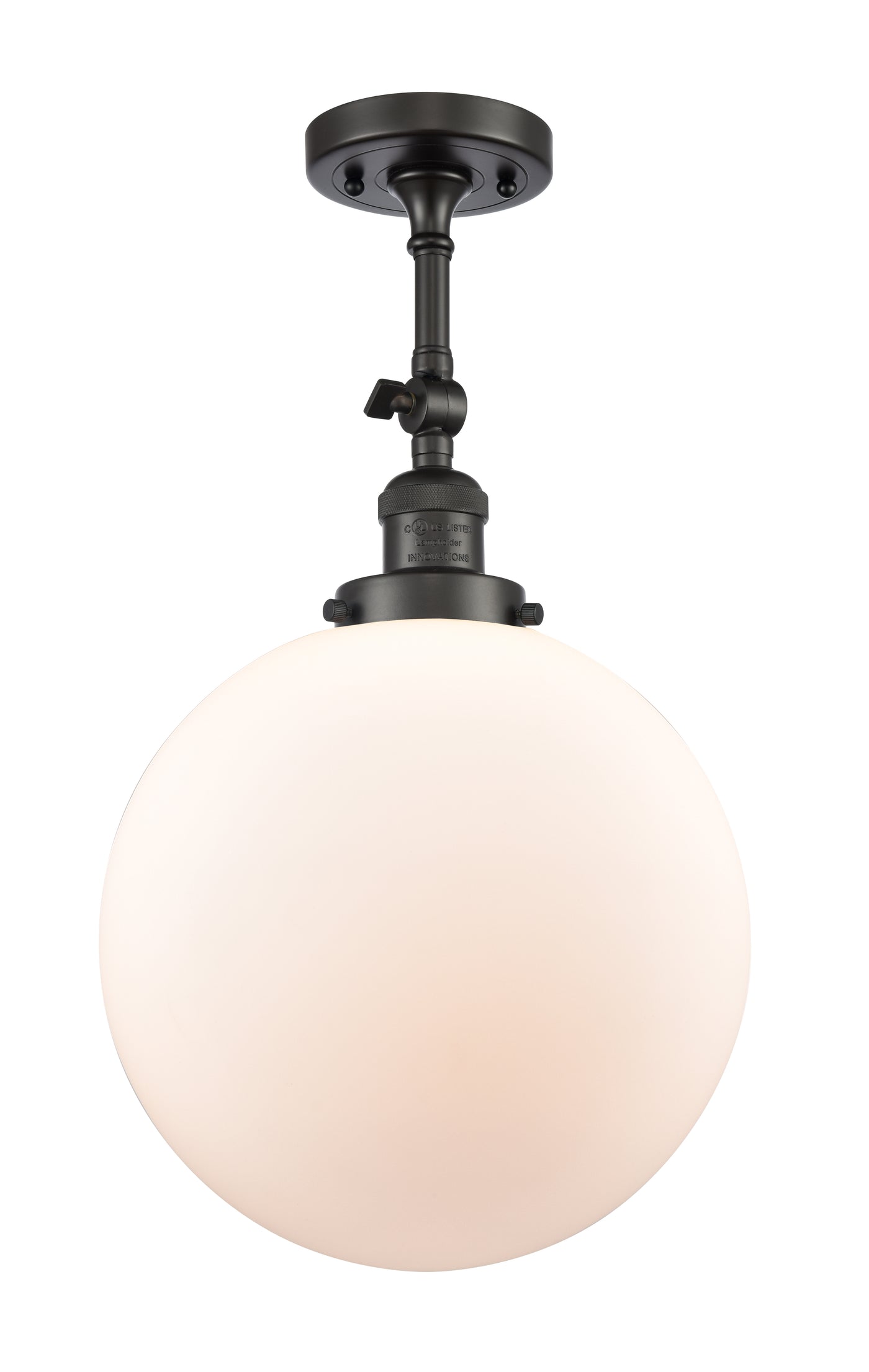 Franklin Semi-Flush Mount Brushed Satin Nickel