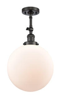 Franklin Semi-Flush Mount Brushed Satin Nickel