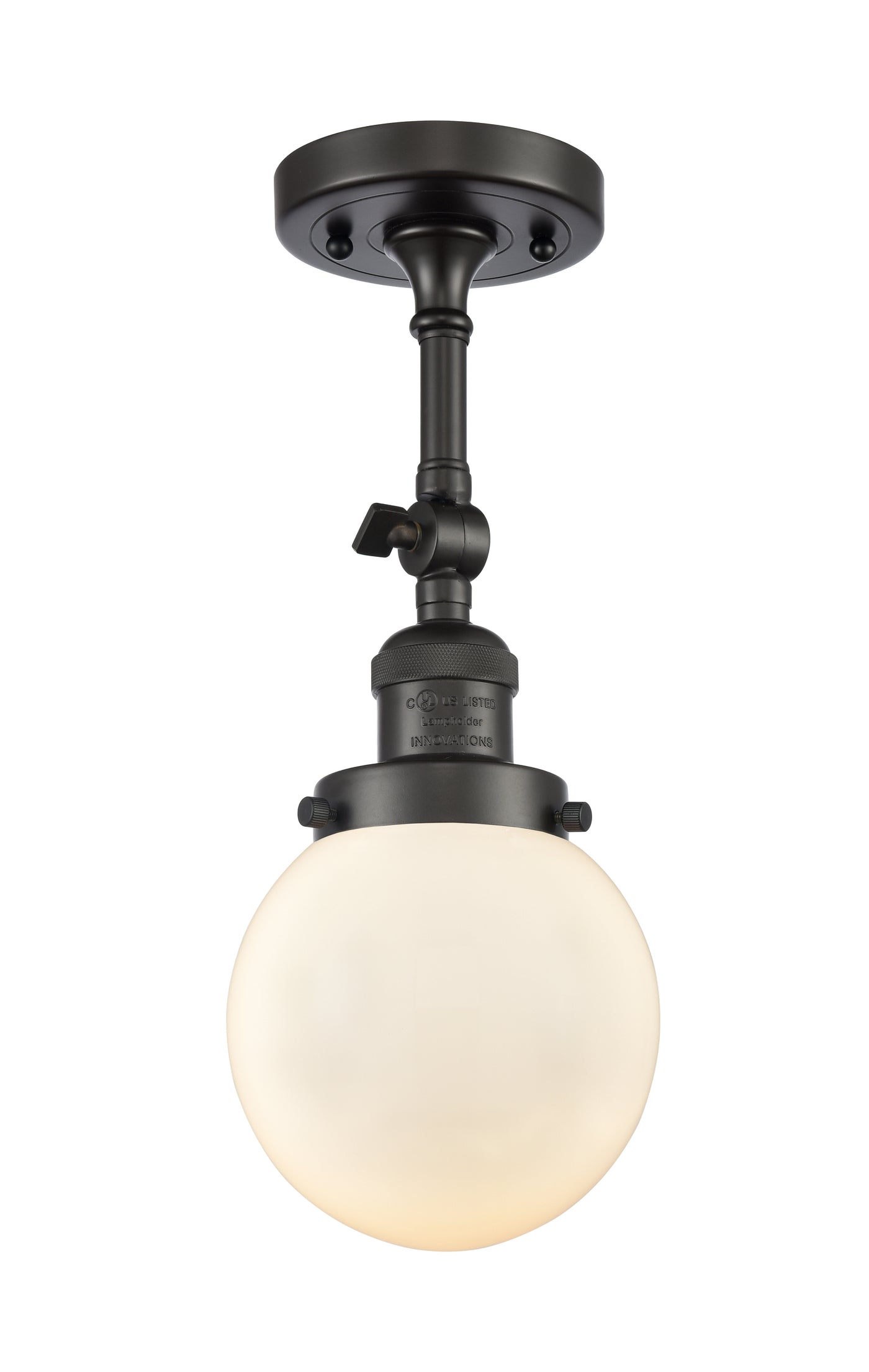 Franklin Semi-Flush Mount Brushed Satin Nickel