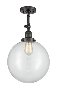 Franklin Semi-Flush Mount Brushed Satin Nickel
