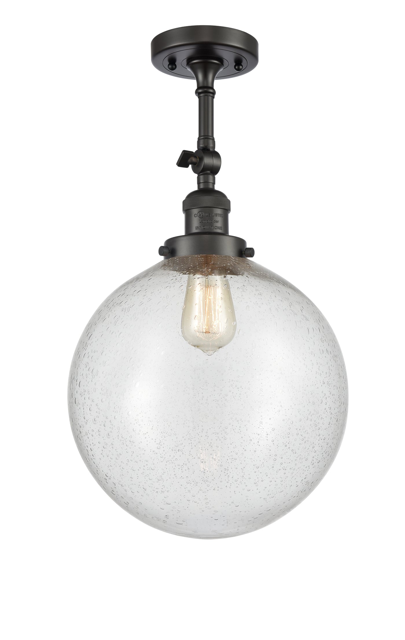 Franklin Semi-Flush Mount Brushed Satin Nickel