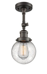 Franklin Semi-Flush Mount Brushed Satin Nickel