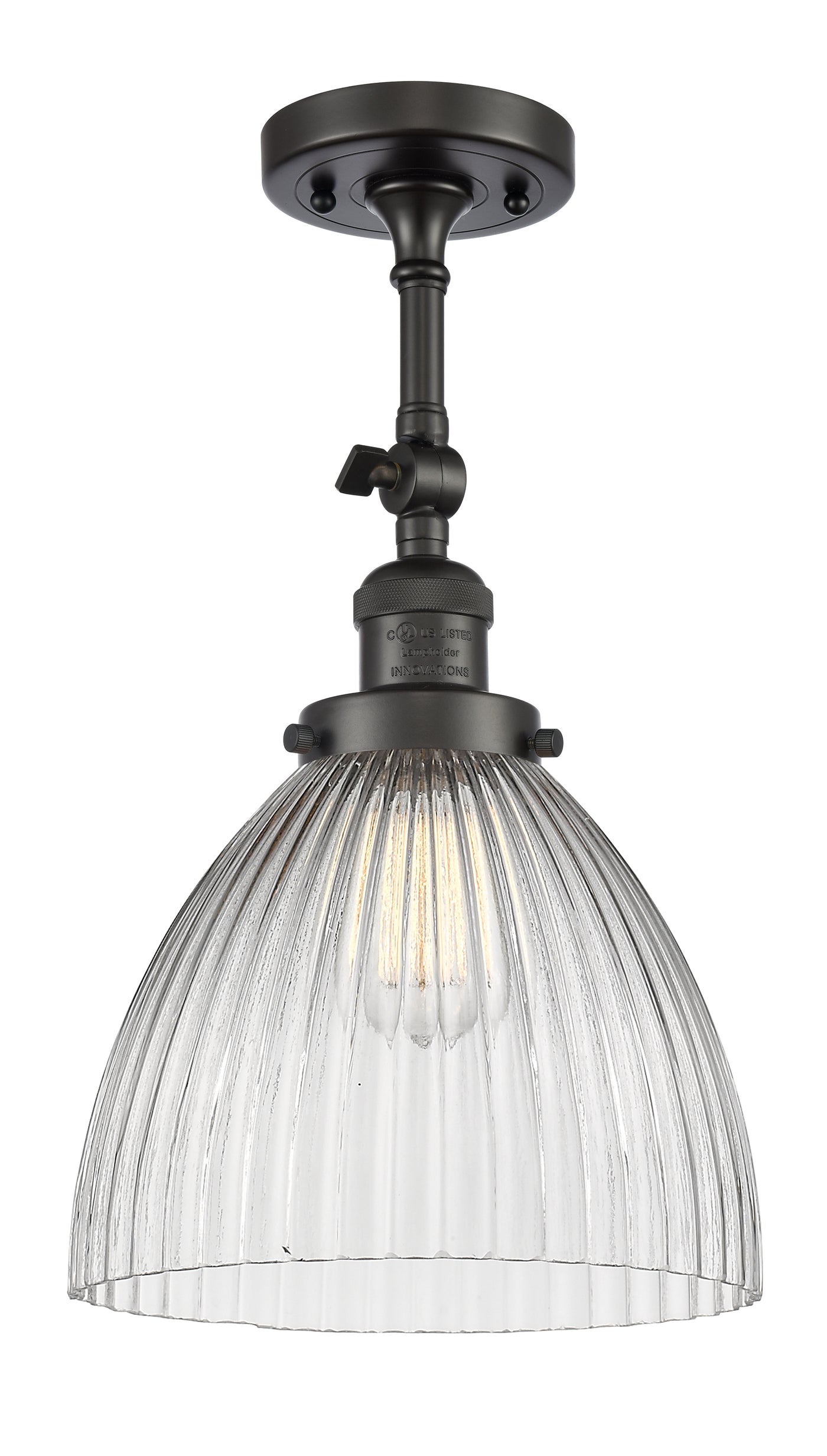 Franklin Semi-Flush Mount Brushed Nickel