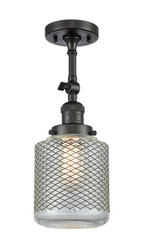 Franklin Semi-Flush Mount Brushed Satin Nickel