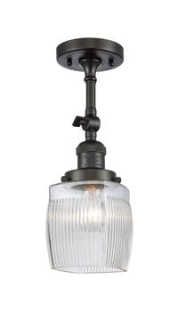 Franklin Semi-Flush Mount Brushed Satin Nickel