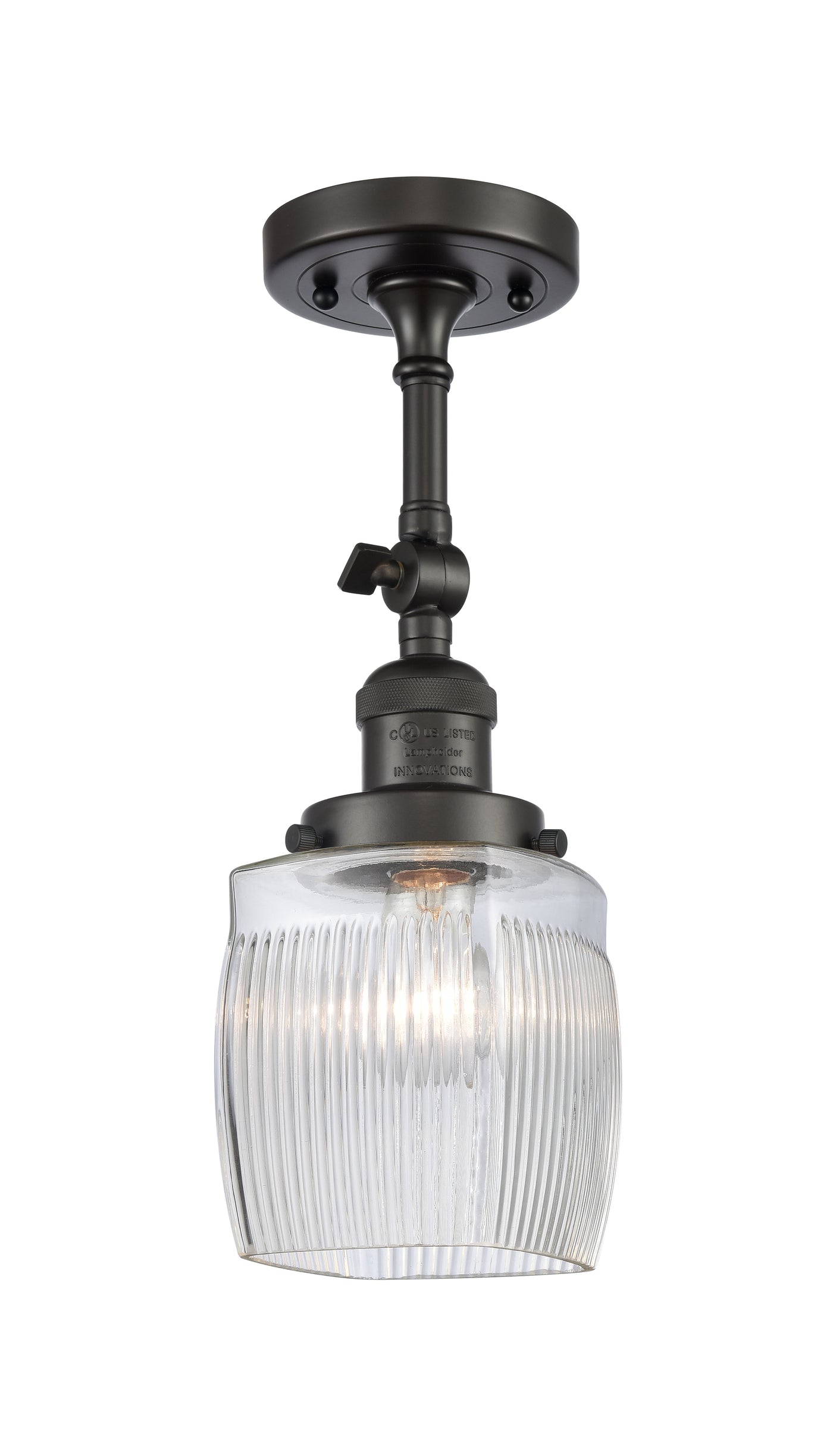 Franklin Semi-Flush Mount Brushed Satin Nickel