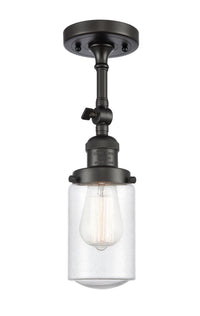 Franklin Semi-Flush Mount Brushed Satin Nickel