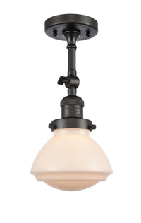 Franklin Semi-Flush Mount Brushed Satin Nickel