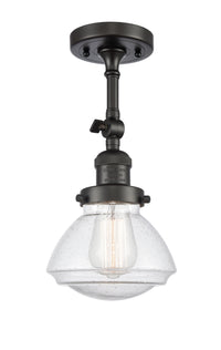 Franklin Semi-Flush Mount Brushed Satin Nickel