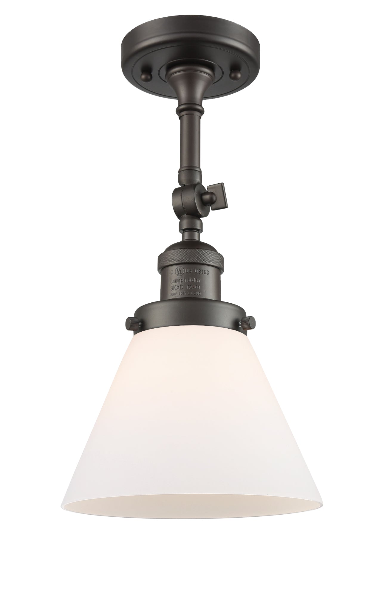 Franklin Semi-Flush Mount Brushed Satin Nickel