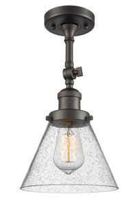 Franklin Semi-Flush Mount Brushed Nickel