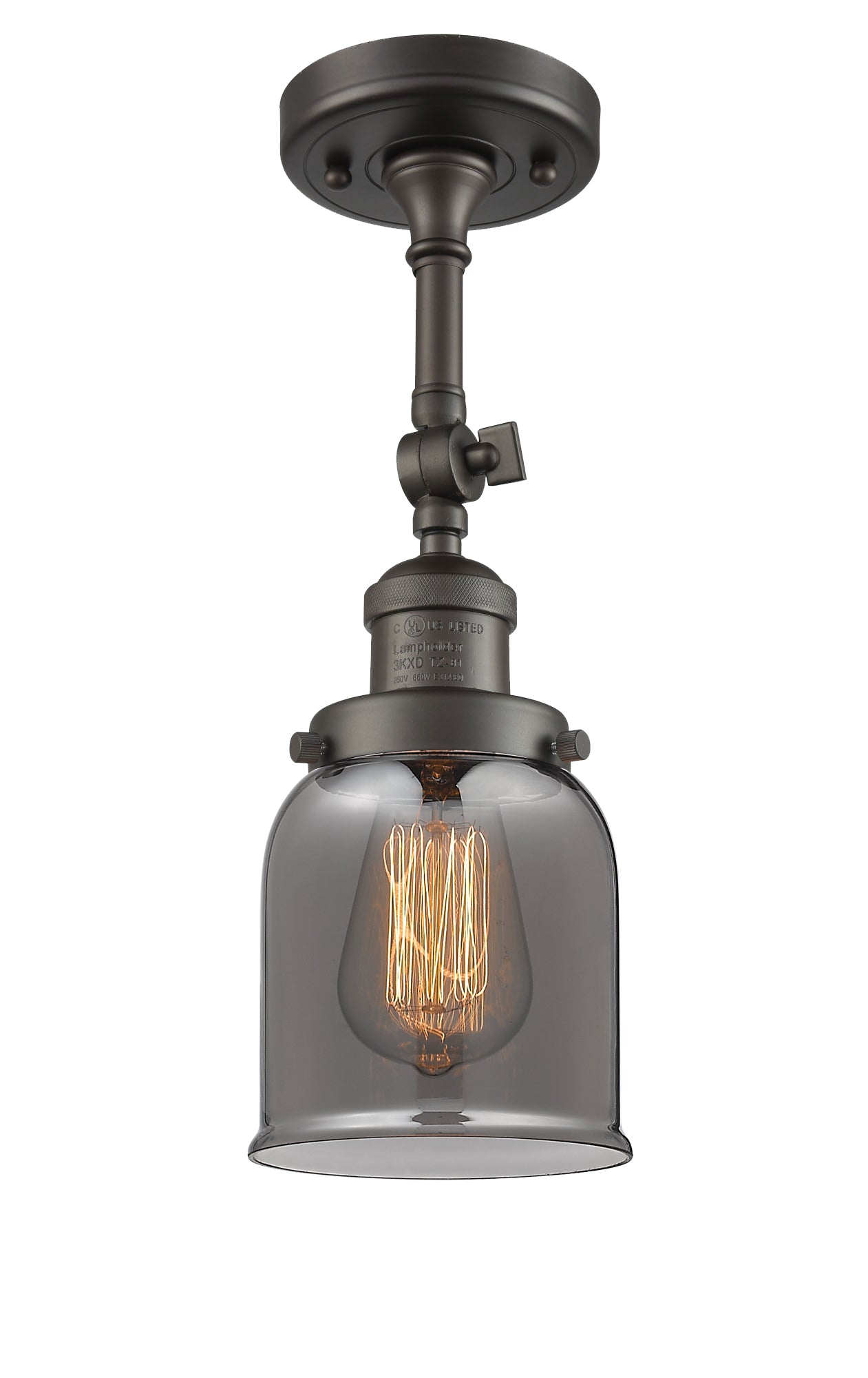 Franklin Semi-Flush Mount Brushed Satin Nickel