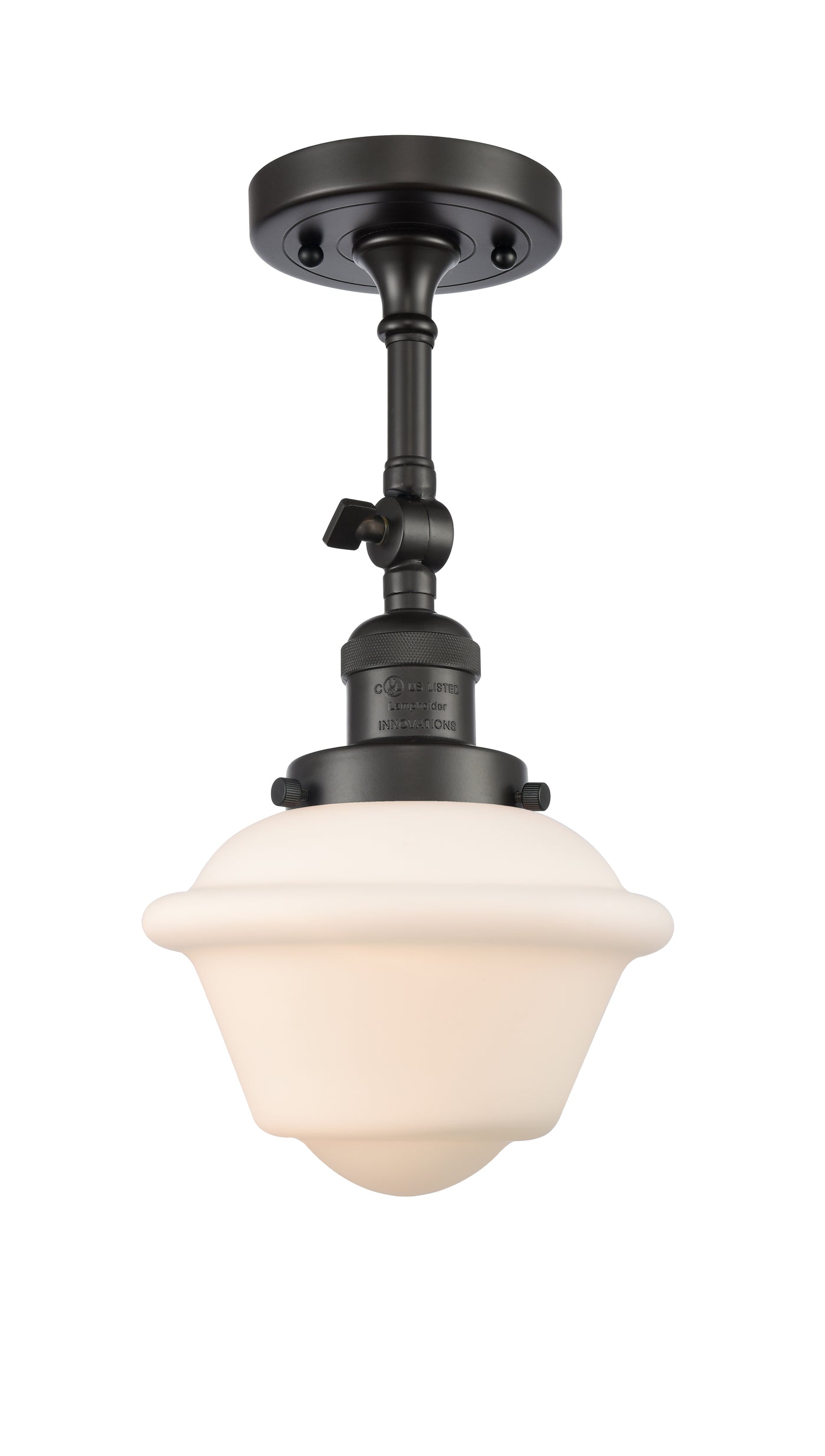 Franklin Semi-Flush Mount Brushed Nickel