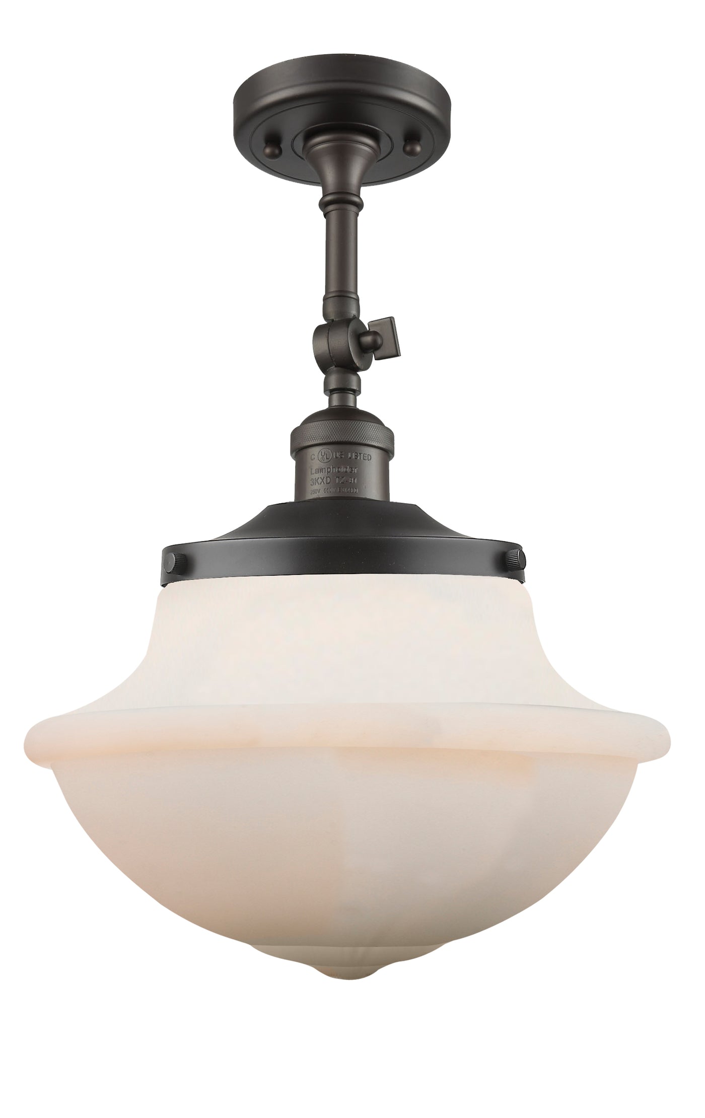 Franklin Semi-Flush Mount Satin Nickel