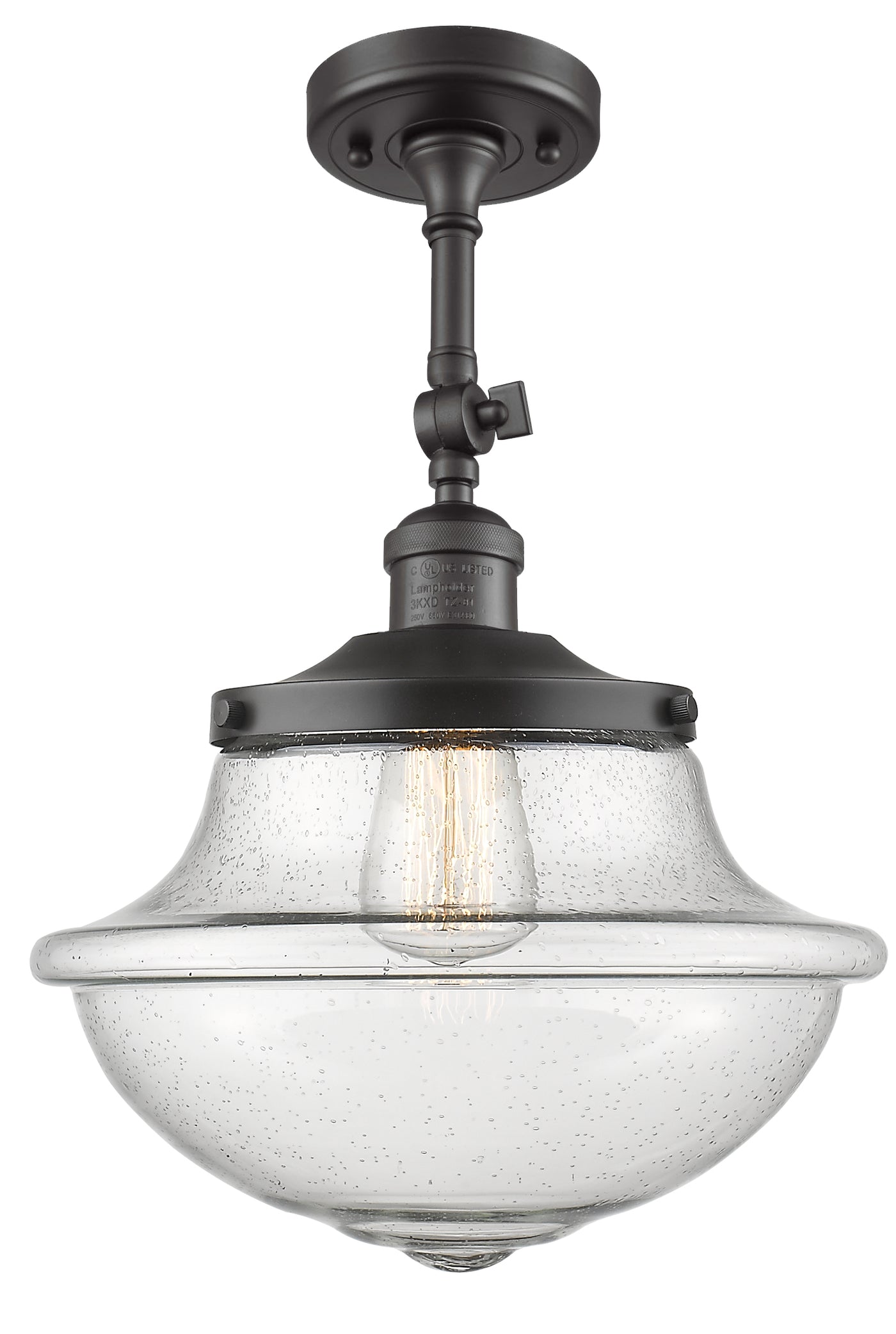 Franklin Semi-Flush Mount Brushed Nickel