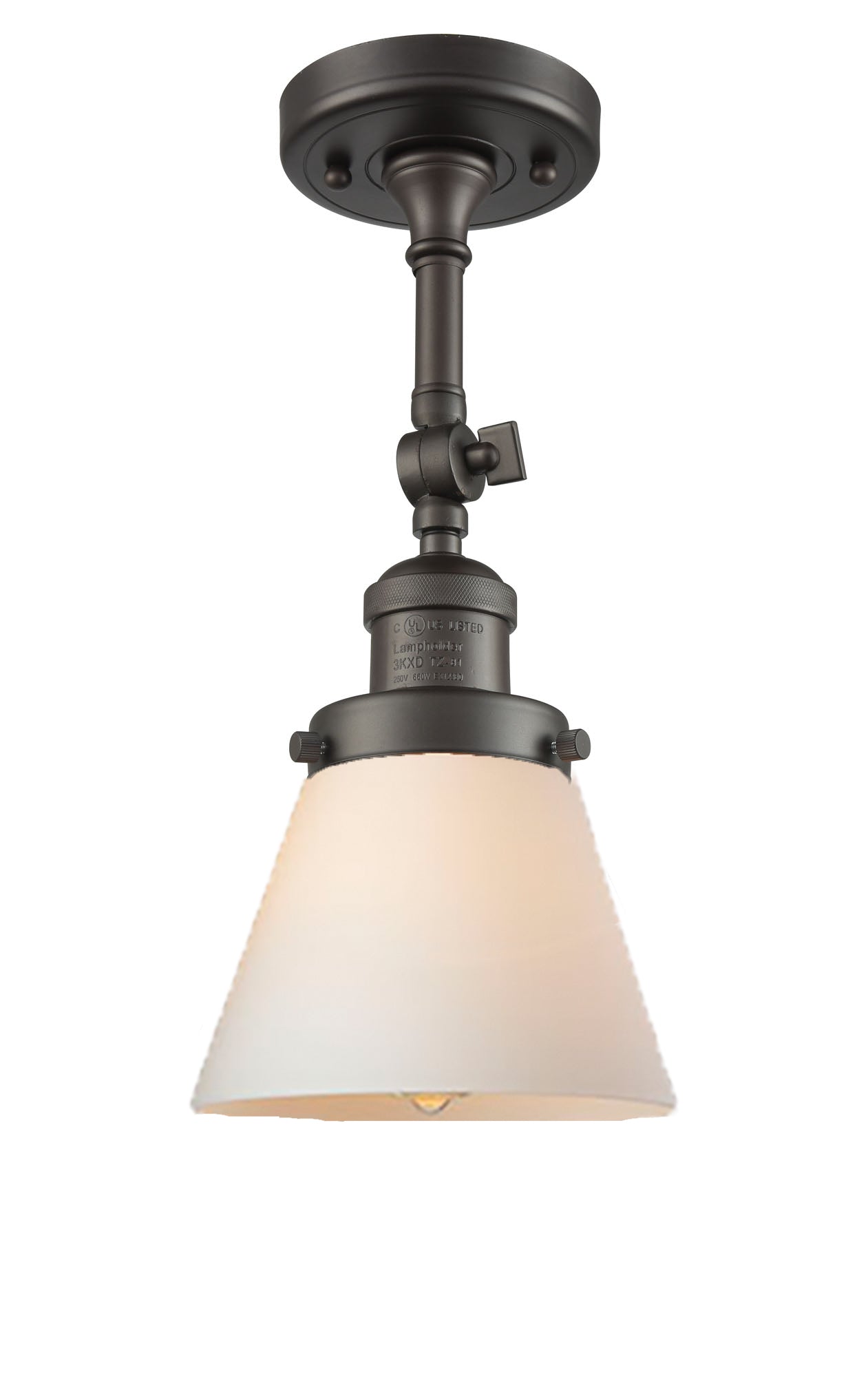 Franklin Semi-Flush Mount Seedy Glass Satin