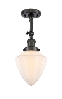 Franklin Semi-Flush Mount Brushed Satin Nickel