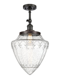 Franklin Semi-Flush Mount Brushed Nickel