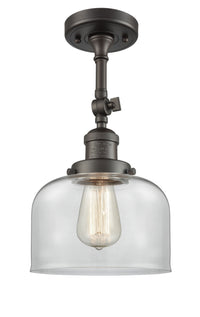 Franklin Semi-Flush Mount Brushed Satin Nickel