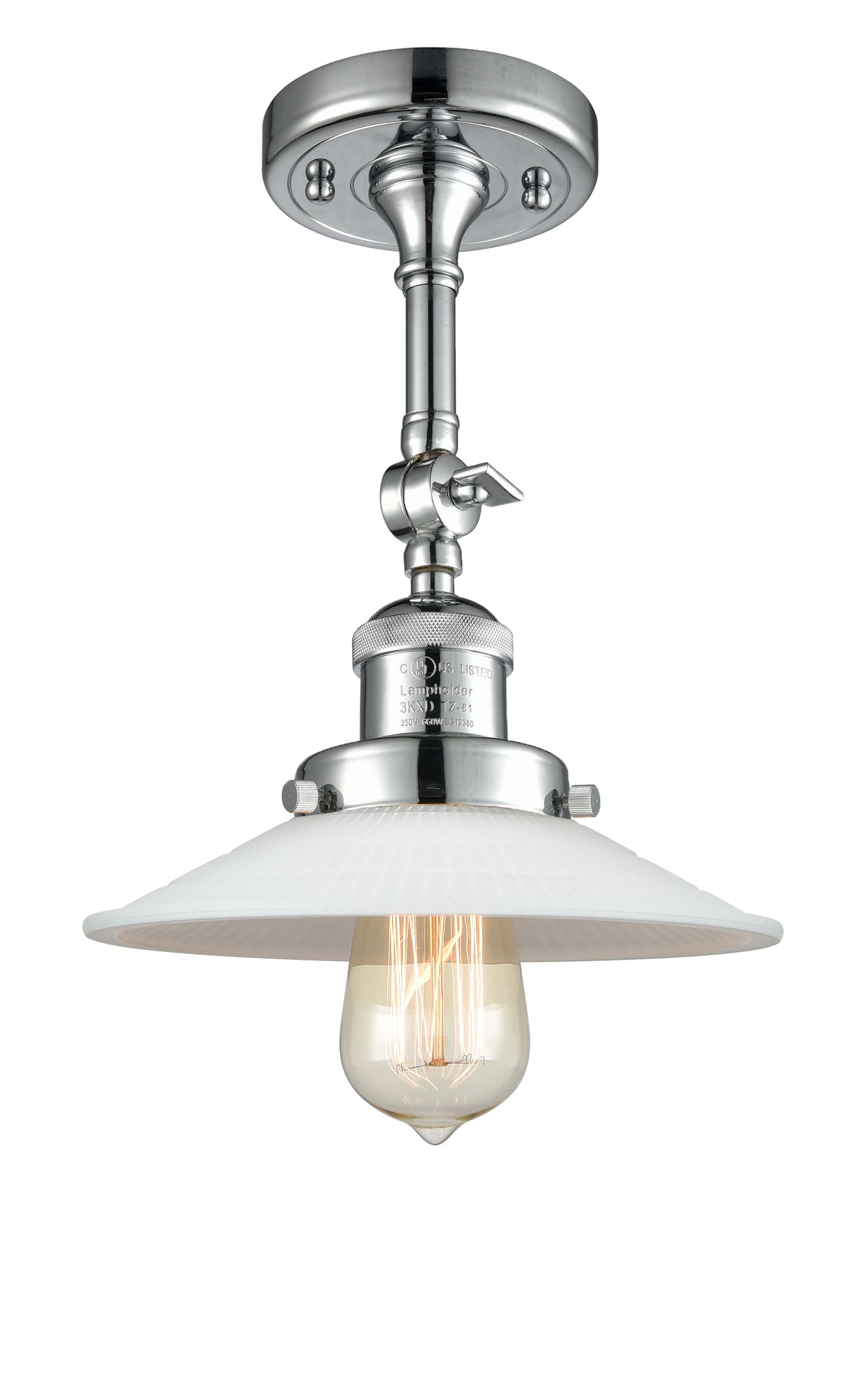 Franklin Restoration Semi-Flush Mount Matte White