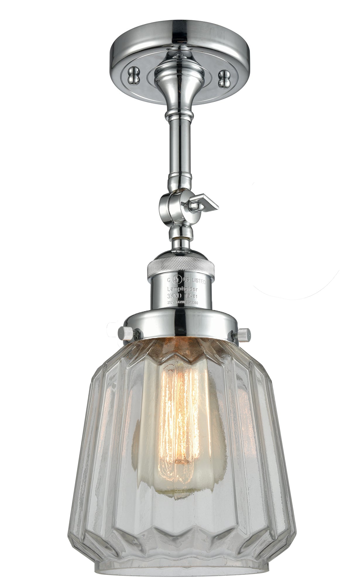 Franklin Restoration Semi-Flush Mount Brass