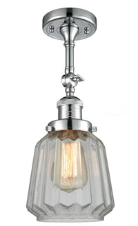 Franklin Semi-Flush Mount Brushed Nickel