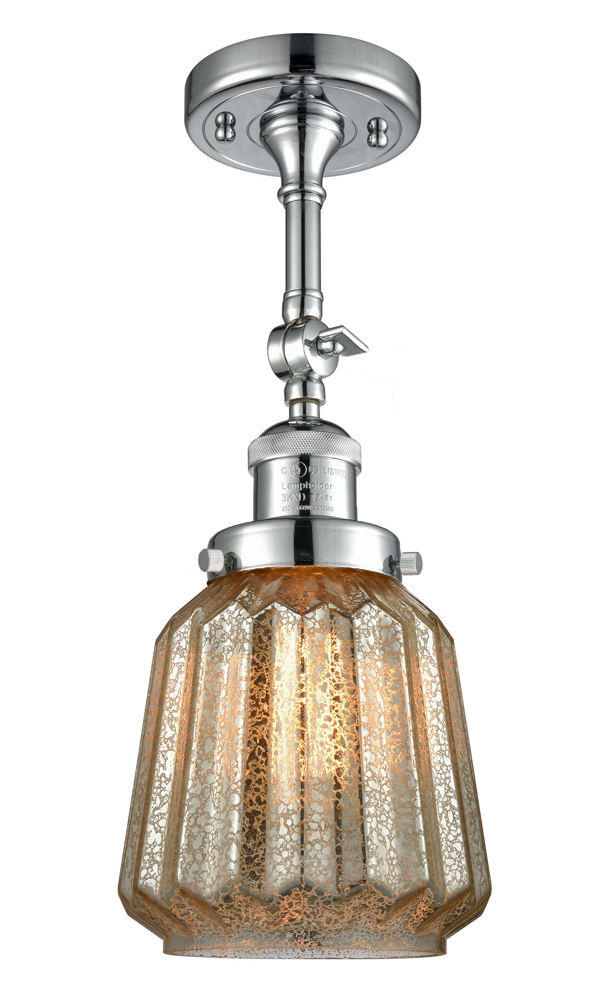 Franklin Restoration Semi-Flush Mount Brass
