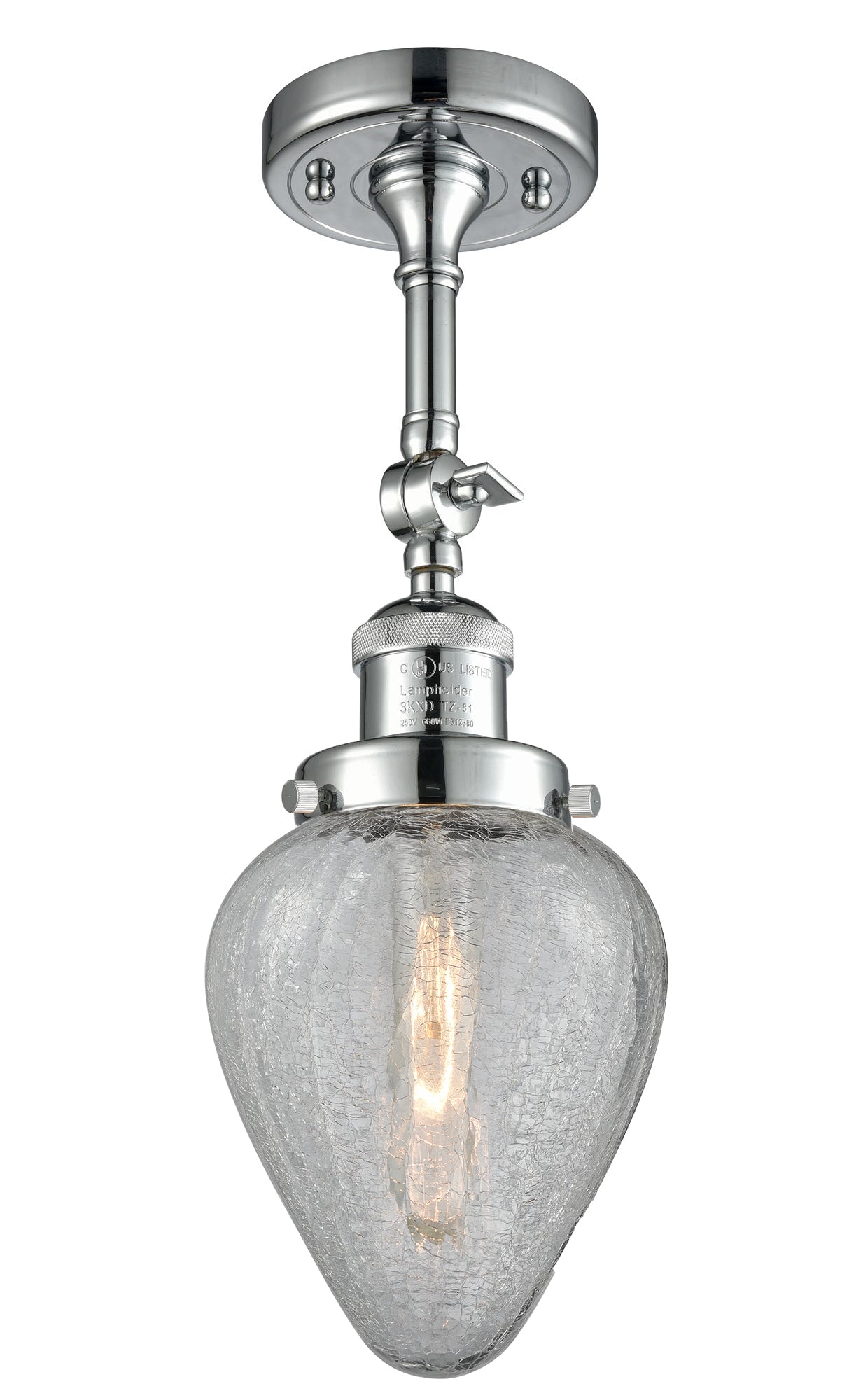 Franklin Semi-Flush Mount Brushed Satin Nickel