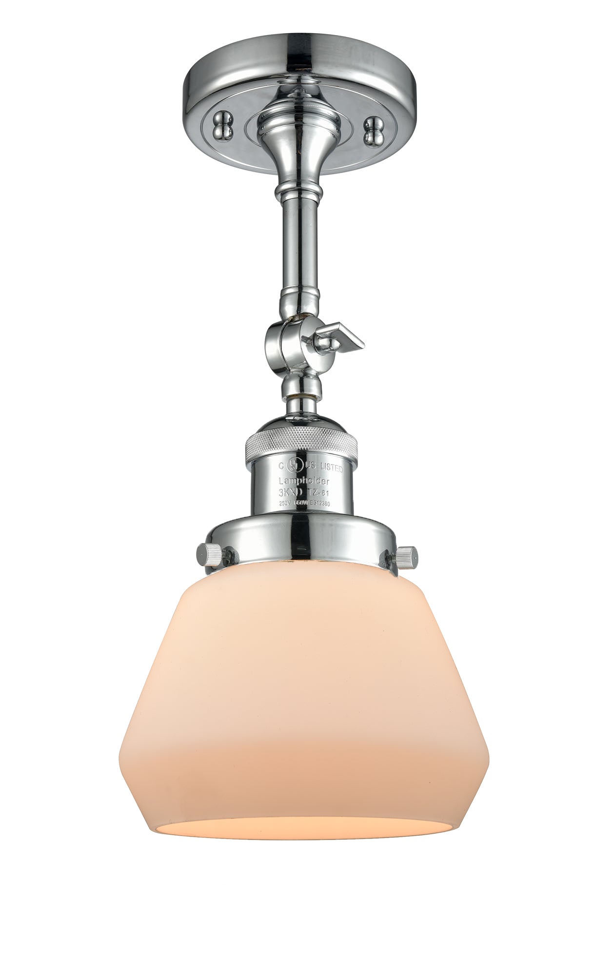 Franklin Semi-Flush Mount Brushed Satin Nickel