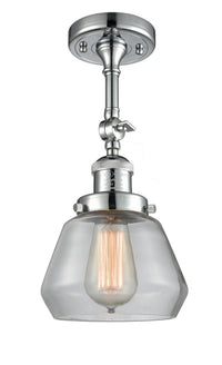 Franklin Semi-Flush Mount Brushed Nickel Steel