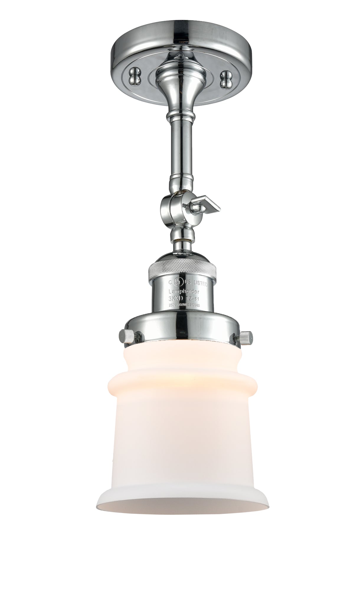Franklin Semi-Flush Mount Brushed Nickel