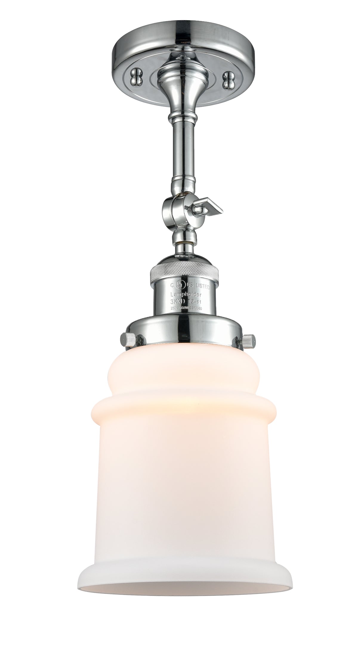 Franklin Semi-Flush Mount Brushed Nickel
